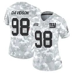 Women's D.J. Davidson New York Giants No.98 Limited 2024 Salute to Service Jersey - Arctic Camo