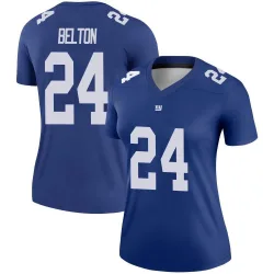 Women's Dane Belton New York Giants No.24 Legend Jersey - Royal