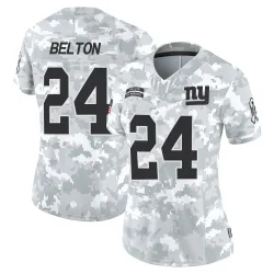 Women's Dane Belton New York Giants No.24 Limited 2024 Salute to Service Jersey - Arctic Camo