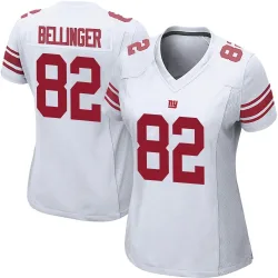 Women's Daniel Bellinger New York Giants No.82 Game Jersey - White