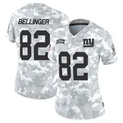 Women's Daniel Bellinger New York Giants No.82 Limited 2024 Salute to Service Jersey - Arctic Camo