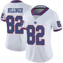 Women's Daniel Bellinger New York Giants No.82 Limited Color Rush Jersey - White