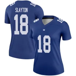 Women's Darius Slayton New York Giants No.18 Legend Jersey - Royal