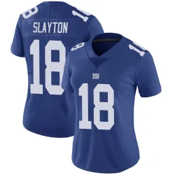 Women's Darius Slayton New York Giants No.18 Limited Team Color Vapor Untouchable Jersey - Royal