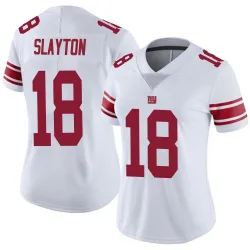 Women's Darius Slayton New York Giants No.18 Limited Vapor Untouchable Jersey - White
