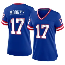 Women's Darnell Mooney New York Giants No.17 Game Classic Jersey - Royal