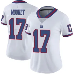 Women's Darnell Mooney New York Giants No.17 Limited Color Rush Jersey - White