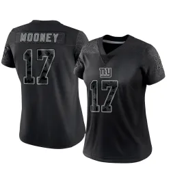 Women's Darnell Mooney New York Giants No.17 Limited Reflective Jersey - Black