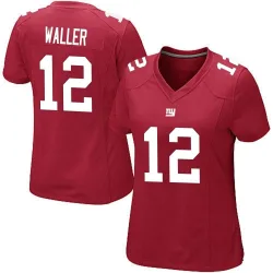Women's Darren Waller New York Giants No.12 Game Alternate Jersey - Red