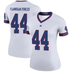 Women's Demetrius Flannigan-Fowles New York Giants No.44 Legend Color Rush Jersey - White