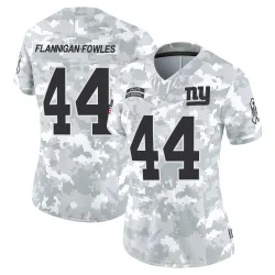 Women's Demetrius Flannigan-Fowles New York Giants No.44 Limited 2024 Salute to Service Jersey - Arctic Camo