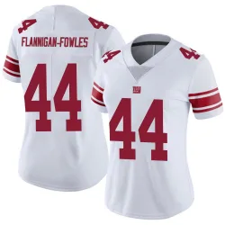 Women's Demetrius Flannigan-Fowles New York Giants No.44 Limited Vapor Untouchable Jersey - White