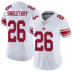 Women's Devin Singletary New York Giants No.26 Limited Vapor Untouchable Jersey - White