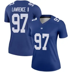 Women's Dexter Lawrence II New York Giants No.97 Legend Jersey - Royal