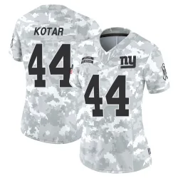 Women's Doug Kotar New York Giants No.44 Limited 2024 Salute to Service Jersey - Arctic Camo