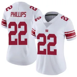 Women's Dru Phillips New York Giants No.22 Limited Vapor Untouchable Jersey - White