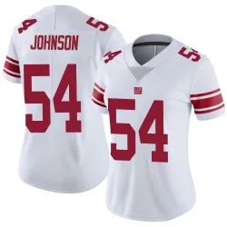 Women's Dyontae Johnson New York Giants No.54 Limited Vapor Untouchable Jersey - White