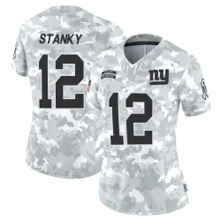 Women's Eddie Stanky New York Giants No.12 Limited 2024 Salute to Service Jersey - Arctic Camo