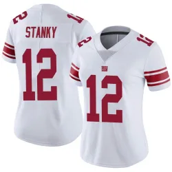 Women's Eddie Stanky New York Giants No.12 Limited Vapor Untouchable Jersey - White
