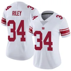 Women's Elijah Riley New York Giants No.34 Limited Vapor Untouchable Jersey - White