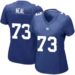 Women's Evan Neal New York Giants No.73 Game Team Color Jersey - Royal