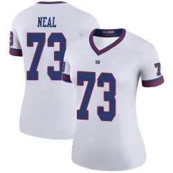 Women's Evan Neal New York Giants No.73 Legend Color Rush Jersey - White