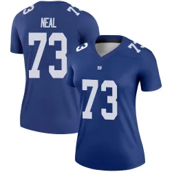 Women's Evan Neal New York Giants No.73 Legend Jersey - Royal