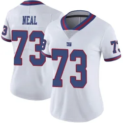 Women's Evan Neal New York Giants No.73 Limited Color Rush Jersey - White