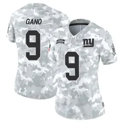 Women's Graham Gano New York Giants No.9 Limited 2024 Salute to Service Jersey - Arctic Camo