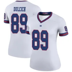 Women's Greg Dulcich New York Giants No.89 Legend Color Rush Jersey - White