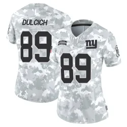 Women's Greg Dulcich New York Giants No.89 Limited 2024 Salute to Service Jersey - Arctic Camo