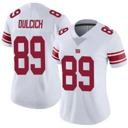 Women's Greg Dulcich New York Giants No.89 Limited Vapor Untouchable Jersey - White