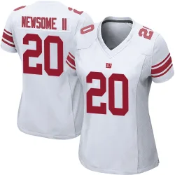 Women's Greg Newsome II New York Giants No.20 Game Jersey - White