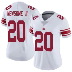 Women's Greg Newsome II New York Giants No.20 Limited Vapor Untouchable Jersey - White