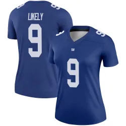 Women's Isaiah Likely New York Giants No.9 Legend Jersey - Royal