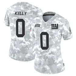 Women's Jack Kelly New York Giants No.0 Limited 2024 Salute to Service Jersey - Arctic Camo