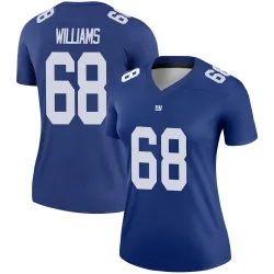 Women's Jaison Williams New York Giants No.68 Legend Jersey - Royal