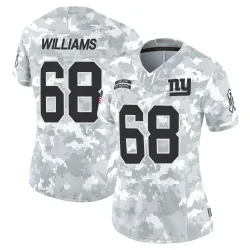 Women's Jaison Williams New York Giants No.68 Limited 2024 Salute to Service Jersey - Arctic Camo