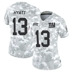 Women's Jalin Hyatt New York Giants No.13 Limited 2024 Salute to Service Jersey - Arctic Camo