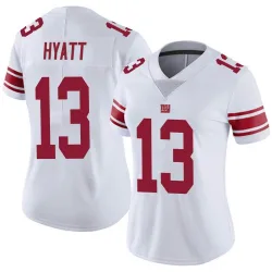 Women's Jalin Hyatt New York Giants No.13 Limited Vapor Untouchable Jersey - White