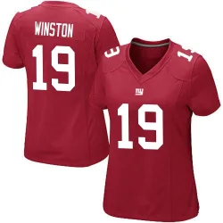 Women's Jameis Winston New York Giants No.19 Game Alternate Jersey - Red