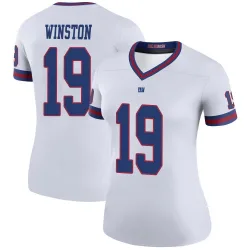 Women's Jameis Winston New York Giants No.19 Legend Color Rush Jersey - White