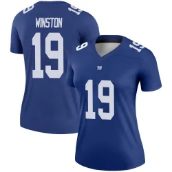 Women's Jameis Winston New York Giants No.19 Legend Jersey - Royal