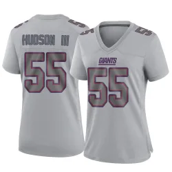 Women's James Hudson III New York Giants No.55 Game Atmosphere Fashion Jersey - Gray