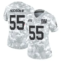 Women's James Hudson III New York Giants No.55 Limited 2024 Salute to Service Jersey - Arctic Camo