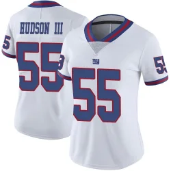 Women's James Hudson III New York Giants No.55 Limited Color Rush Jersey - White