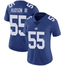 Women's James Hudson III New York Giants No.55 Limited Team Color Vapor Untouchable Jersey - Royal