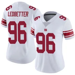 Women's Jeremiah Ledbetter New York Giants No.96 Limited Vapor Untouchable Jersey - White