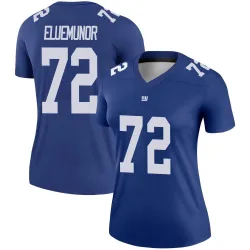 Women's Jermaine Eluemunor New York Giants No.72 Legend Jersey - Royal