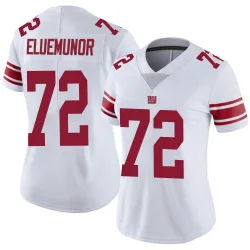 Women's Jermaine Eluemunor New York Giants No.72 Limited Vapor Untouchable Jersey - White
